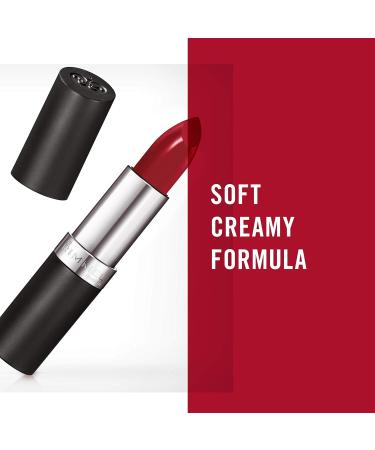 Rimmel London Lasting Finish Lipstick in True Red - Moisturizing Formula with Black Diamond Pigments 4g | Pack of 1 - Buy Online on GoSupps.com