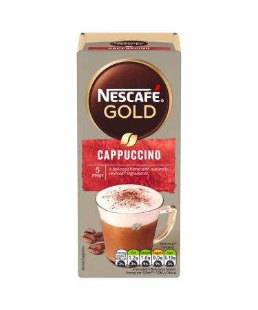 Nescaf Gold Cappuccino 5 x 15.5g (77.5g) - Buy Online on GoSupps.com