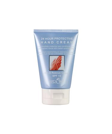 Herome 24h protective hand cream (hand cream) - protects (SPF 15) and maintains very dry and cracked hands for 24 hours.Ensures a velvet soft skin feeling.- 80ml.