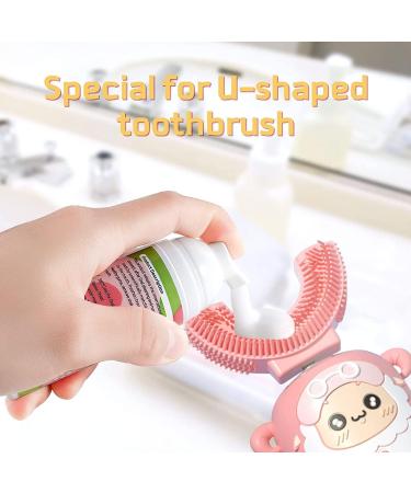 Children's Foam Toothpaste - Fluoride-Free Caries Protection 2x60ml (Strawberry & Watermelon) | International Shipping - Buy Online on GoSupps.com