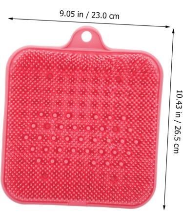 Beaupretty 1st Foot Massage Cushion - Multifunctional Shower Massage Pad & Spa Detergent Foam - 26.5x3x3.5cm Pink Foot Massager for Relaxation - Buy Online on GoSupps.com
