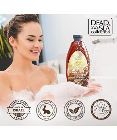 Dead Sea Collection Bain Moussant Amande Vanille pour Femme et Homme Huile d Amande et Extrait de Vanille avec Min raux de la Mer Morte Hydratation et Soin de la Peau 1000 ml - Buy Online on GoSupps.com