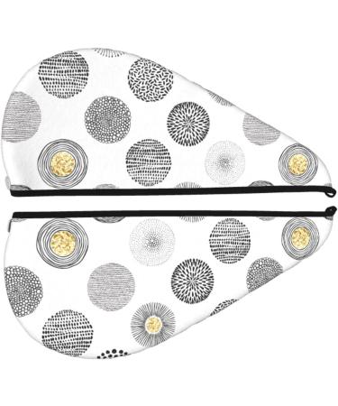 Daisy Black Microfiber Hair Towel - Super Absorbent Quick Dry Turban for Curly & Thick Hair - Women's Hair Wrap with Button - Ideal for Quick Drying Hair - Buy Online on GoSupps.com