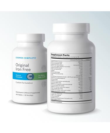 Cooper Complete - Original Multivitamin Iron Free and Advanced Omega-3 - Daily Multivitamin and Mineral Supplement Plus Fish Oil Supplement - 30 Day Supply - Buy Online on GoSupps.com