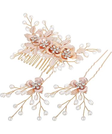 Healeved 1 Set Hair Clips Side Hair Combs Decorative Hair Combs Hair Accessories For Women Hair Forks Hair Styling Hairpins For Women Girls - Buy Online on GoSupps.com