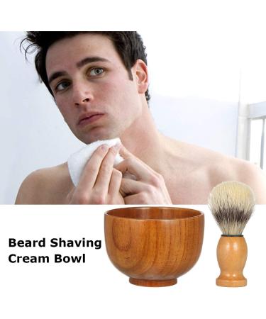 LAURAG Beard Shaving Cream Bowl & Mug for Men | Premium Shaving Soap & Brush Set | Ideal Gift for Grooming - Buy Online on GoSupps.com