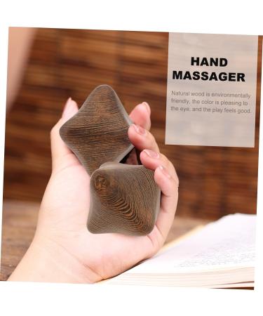 Healeved Wenge Health Balls - Chinese Stress Relief & Muscle Massager for Hand Exercises - 7x7x7cm | Perfect Gift & Home Decoration - Buy Online on GoSupps.com