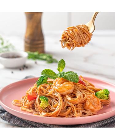 PureFit Soy Bean Low Carb Pasta (10 Oz) - Organic Spaghetti Noodles | Gluten-Free, Keto Friendly, High Protein | Non-GMO, Kosher, Plant-Based Protein - Buy Online on GoSupps.com