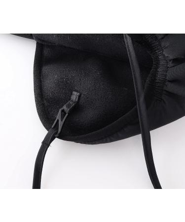 Winter Hat for Men with Fleece Lining and Earflaps - Waterproof Baseball Cap in Black - Buy Online on GoSupps.com