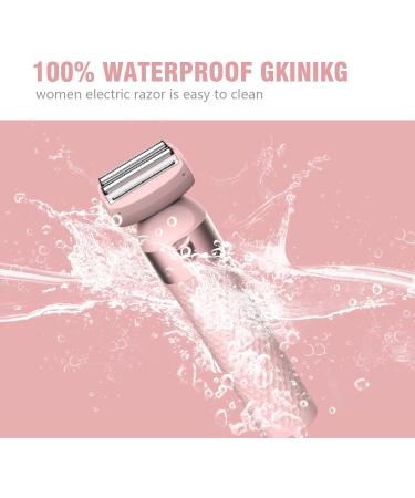 Buy SCDOM 3-in-1 Electric Intimate Razor for Women - Perfect for Bikini Zone Arms Legs & Armpits - Non-Slip Handle & Double Float Foils - Pink - Buy Online on GoSupps.com