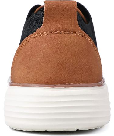 VILOCY Men's Mesh Dress Sneakers Oxfords Business Casual Shoes 7.5 Black - Stylish and Comfortable Business Shoes for Men - Buy Online on GoSupps.com