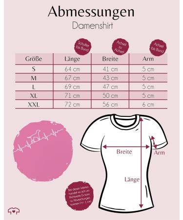 Shirtracer Women's Heartbeat Dog Shirt - Perfect Gift for Dog Owners - Pink XL - Buy Online on GoSupps.com