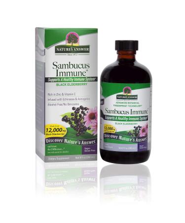 Nature's Answer Sambucus Immune Infused with Echinacea & Astragalus 12000 mg 8 fl oz (240 ml)