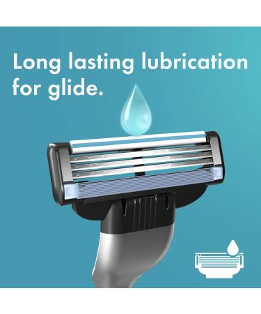 Buy Gillette Mach3 Men's Razor Blades - 10 Blade Refills for Smooth Shaving | International Shipping Available - Buy Online on GoSupps.com