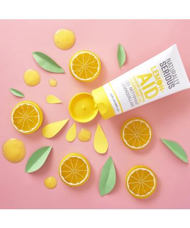 Naturally Serious Lemon-Aid Makeup-Removing Cleansing Gel | Vegan & Cruelty-Free Vitamin C Gel Cleanser for Oily Skin - 4 Fl Oz - Buy Online on GoSupps.com