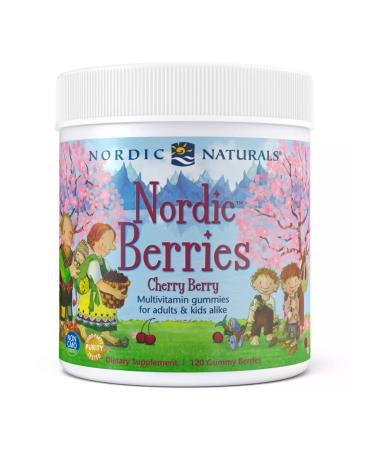 Nordic Naturals Nordic Berries Cherry Berry 120 Gummy Berries
