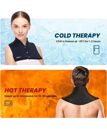 iTHEARU Neck Ice Pack Wrap - Reusable Cold & Hot Therapy for Neck and Shoulders Pain Relief | Ideal for Sports Injuries, Surgery Recovery | Christmas Gift - Buy Online on GoSupps.com