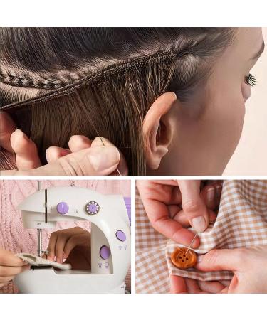 Beayuer Professional Hair Weave Tools 3 pcs Black Threads for Wig Making & Hair Weft Sewing - Hair Salon Quality Extension (3 Thread Black) - Buy Online on GoSupps.com