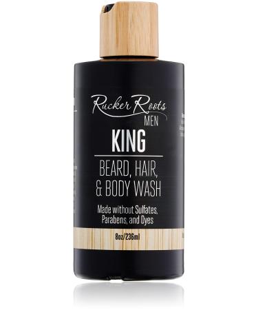 Rucker Roots x King Beard Hair & Body Wash| Tea Tree Oil| Sunflower Oil| Vitamin E| No Dyes| No Sulfates|