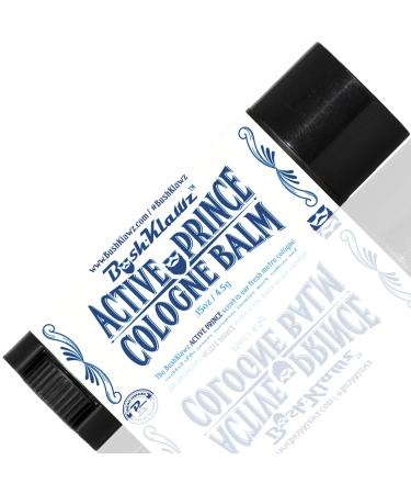 Active Prince Travel Solid Cologne Balm Refreshing Metro Cologne for Active Men Best Fresh Active Scent Solid Alcohol Free Cologne for travel Best Gift for Men 0.15 Ounce (Pack of 1) Active