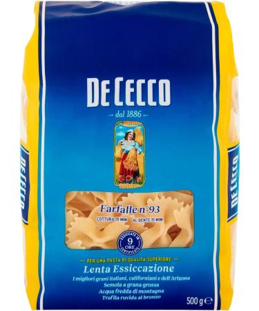  De Cecco De Cecco N 93 Farfalle 500 g - Buy Online on GoSupps.com