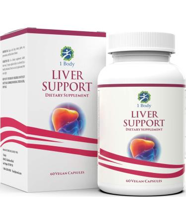 Liver Cleanse and Support Supplement  Milk Thistle Extract (Silymarin), Turmeric Curcumin, Dandelion Leaf Extract, Artichoke, Vitamin B12 and More in 2 Vegetarian Capsules