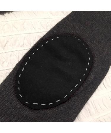 Suede Elbow Patches - 2-Pcs Sew-On Fabric Jacket Patches for Sweaters, Shirts, Trousers - Brown - Buy Online on GoSupps.com
