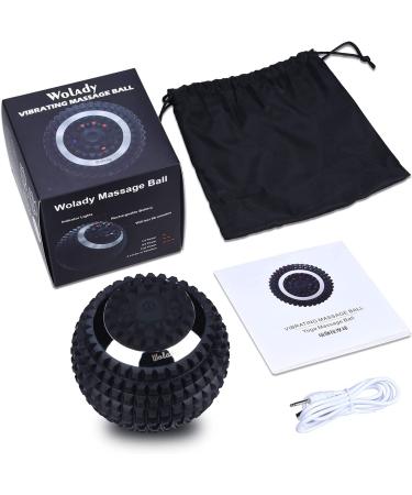 Vibrating Massage Ball Wolady - 4-Speed High-Intensity Relief for Muscle Tension & Pain - Fitness Yoga Roller - Buy Online on GoSupps.com