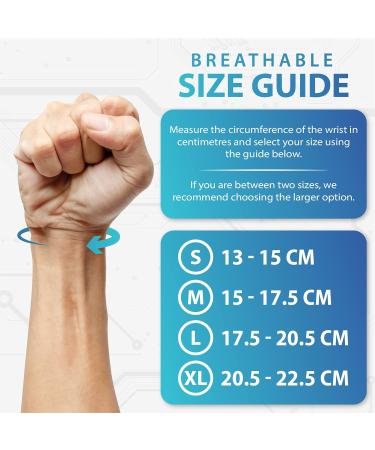 BREATHABLE Wrist Support Brace Splint for Carpal Tunnel, Sprains, Tendonitis - Beige Large Right | Actesso (1 Pack) - Buy Online on GoSupps.com