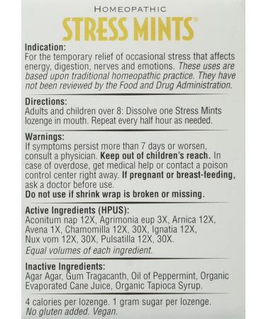Buy Historical Remedies 30 Homeopathic Stress Mints 12pk - Natural Stress Relief International Shipping Available - Buy Online on GoSupps.com
