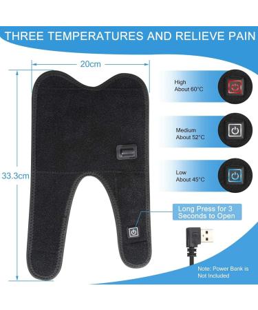 Adjustable Heating Elbow Brace Support - 3 Levels Heat/Cool for Tendonitis Tennis Elbow & Arthritis Pain Relief | International Shipping - Buy Online on GoSupps.com