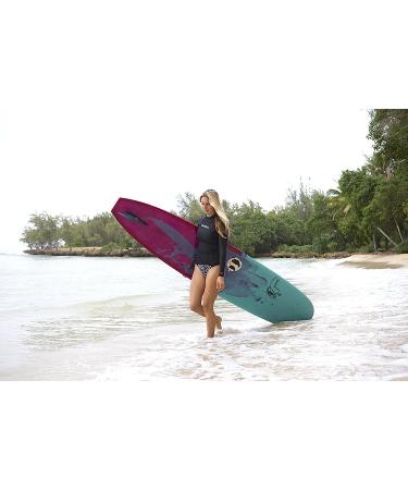 O'Neill Women's Basic Skins Upf 30+ Short Sleeve Sun Shirt XL - Turquoise - Buy Online on GoSupps.com