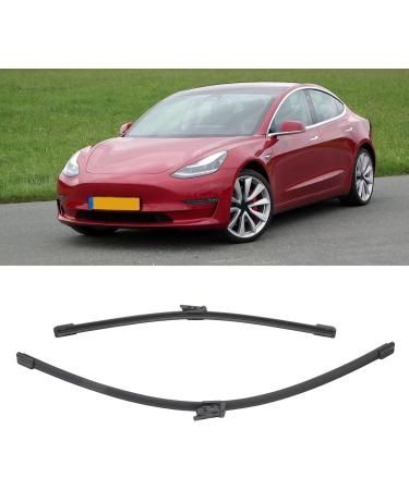 Front Windshield Wipers Windshield Wiper Blades 2PCS Front Windshield Wipers Low Noise 26in and 19in Windscreen Wiper Blades Replacement for Tesla Model 3 Y - Buy Online on GoSupps.com