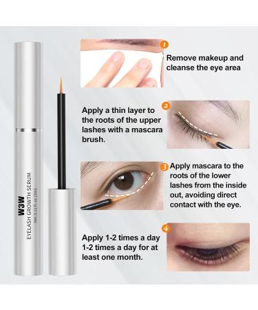 Premium Eyelash Growth Serum - Boost Fuller Thicker Lashes & Brows | 1PC Gentle Formula (3ml) - International Shipping Available - Buy Online on GoSupps.com