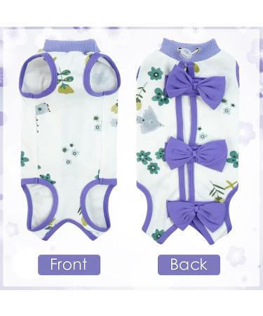 Shop Pumyporeity Recovery Suit for Cats - Post-Op Pajama Bodysuit in Purple (M) | Ideal for Castration & Surgery Recovery - Buy Online on GoSupps.com