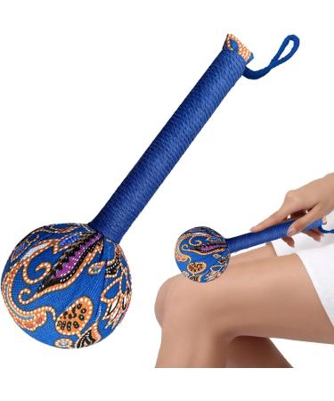 Marteau de Massage Manuel en Bois d'Absinthe - Confortable pour Taille Hanches Jambes & Cou | Jacekee Blue 26cm - Livraison Internationale - Buy Online on GoSupps.com