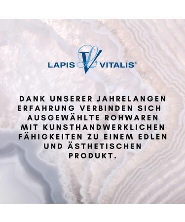Lapis Vitalis Chi Massage Roller Aventurin - 15cm Gemstone Face & Body Roller for Relaxation - Premium Massage Device in Elegant Metal Box - Buy Online on GoSupps.com