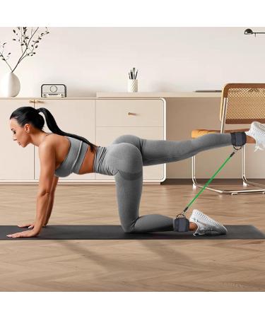 Ankle Resistance Bands with Cuffs - Adjustable Ankle Resistance Bands Set | Fitness Training Ankle Band Resistance with Storage Bag | Ankle Resistance Bands for Glutes | Exercise Equipment - Buy Online on GoSupps.com