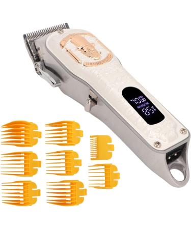 Qukaim Men Hair Trimmer Electric Hair Trimmer with Stainless Steel Blades Rechargeable High Power Hair Clipper for Home Salon - Buy Online on GoSupps.com