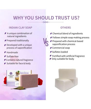 Handmade Clay Soap | Mineral-Rich Three-Layer Bar | Daily Use for Men & Women - Buy Online on GoSupps.com