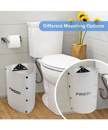 Cloth Diaper Sprayer Splatter Shield with Clips - Prevent Toilet Mess - Buy Online on GoSupps.com