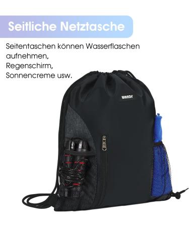 Waterproof Nylon Wall Backpack & Gym Bag | Adjustable Sports Bag for Men & Women | Outdoor Pocket | Ideal for Yoga & Fitness - Buy Online on GoSupps.com