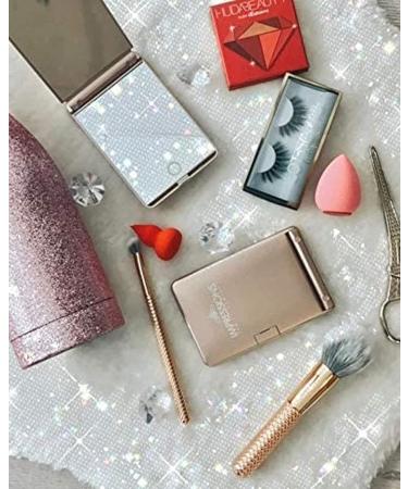 Touchup Dimmable LED Compact Mirror - Rose Gold | Impressions Vanity - Buy Online on GoSupps.com
