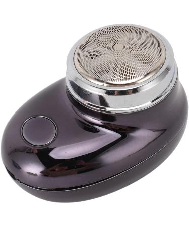 Handheld Beard Trimmer Electric Beard Trimmer Smoothing Cut USB Rechargeable Stainless Steel (Electroplated Black) - Buy Online on GoSupps.com