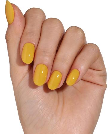 Bluesky Gel Polish AW22 That Extra Yellow - AW2219 Yellow Mustard Saffron Long lasting Chip Resistant 10 ml (Requires Drying Under UV LED Lamp) - Buy Online on GoSupps.com
