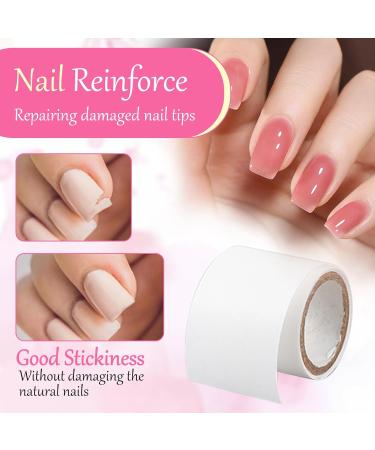 Self Adhesive Silk Nail Wrap Set - 4 Rolls, Easy Trim, Repair Bandage Tape for Nail Design - Buy Online on GoSupps.com