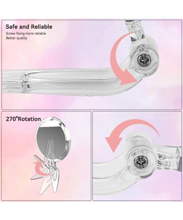 30X Magnifying Hand Mirror for Precise Makeup and Beauty Tasks - 6 Inch, Two Sided Travel Mirror for Tweezing and Blackhead Removal - Buy Online on GoSupps.com