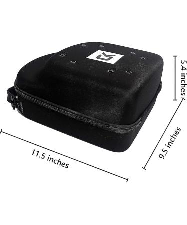 Kelvin&Celsius Easy to Carry Hat Travel Box  Suitable for Most Baseball Cap Storage  The Baseball Cap Box Can Accommodate Up to 6 Hats  Hat Travel Box with Shoulder Strap and Cleaning Brush - Buy Online on GoSupps.com