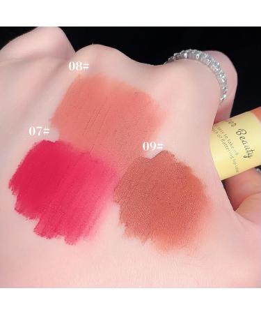 3Pcs Matte Lip Gloss Set - Waterproof Long Lasting Velvet Lipstick in Cute Cat Package | High Pigmented Non-Stick Lip Stain Makeup - Buy Online on GoSupps.com