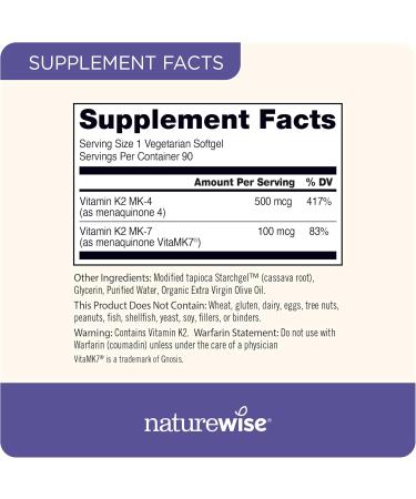 NatureWise Curcumin Turmeric 2250mg with BioPerine & Vegan Vitamin K2 MK-7 100mcg and MK4 500mcg - 180 Count & 90 Softgels - Buy Online on GoSupps.com